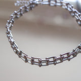 Brass Link Chain Choker Necklace