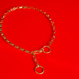 Gold Steel Chain Necklace
