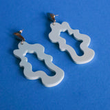 Baby Blue Splash Earrings