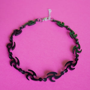 Black Cyber Choker Necklace