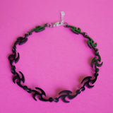 Black Cyber Choker Necklace