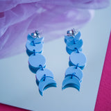 Blue Moon Phase Earrings