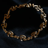 Gold Cyber Choker Necklace