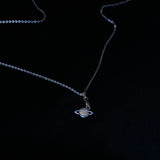 Saturn Stainless Steel Necklace