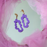 Lilac Splash Earrings