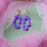 Lilac Splash Earrings