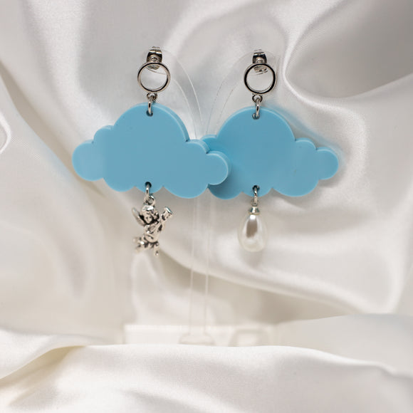 Asymmetric Cloud Earrings